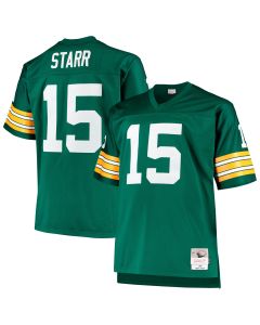 Men’s Green Bay Packers Bart Starr Mitchell & Ness Green Big & Tall 1968 Retired Player Jersey