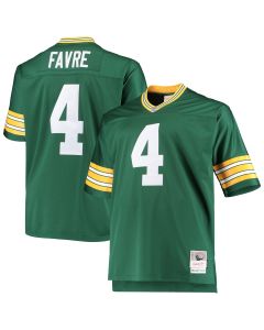 Men’s Green Bay Packers Brett Favre Mitchell & Ness Green Big & Tall 1996 Retired Player Jersey