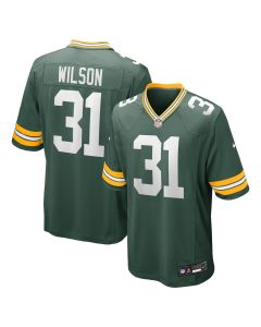 Men’s Green Bay Packers Emanuel Wilson Green Game Jersey
