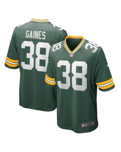 Men’s Green Bay Packers Innis Gaines Green Game Jersey