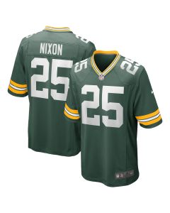 Men’s Green Bay Packers Keisean Nixon Green Game Player Jersey