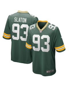 Men’s Green Bay Packers T.J. Slaton Green Game Jersey