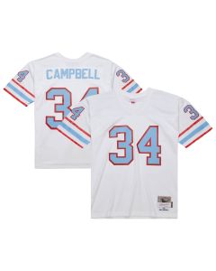 Men’s Houston Oilers Earl Campbell Mitchell & Ness White 1979 Legacy Jersey