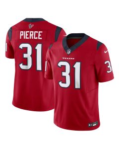 Men’s Houston Texans Dameon Pierce Red Vapor F.U.S.E. Limited Jersey