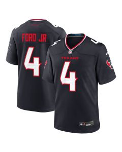 Men’s Houston Texans Mike Ford Navy Team Game Jersey