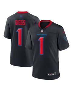 Men’s Houston Texans Stefon Diggs Navy Alternate Game Jersey