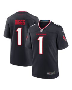 Men’s Houston Texans Stefon Diggs Navy Game Jersey