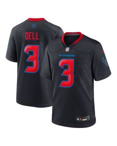 Men’s Houston Texans Tank Dell Navy 2nd Alternate Game Jersey