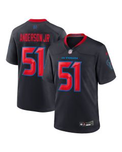 Men’s Houston Texans Will Anderson Jr. Navy 2nd Alternate Game Jersey