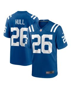 Men’s Indianapolis Colts Evan Hull Royal Team Game Jersey