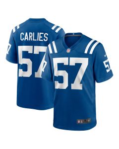 Men’s Indianapolis Colts Jaylon Carlies Royal Game Jersey