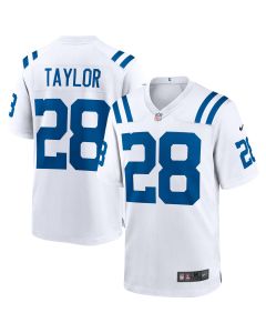 Men’s Indianapolis Colts Jonathan Taylor White Game Jersey