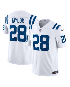 Men’s Indianapolis Colts Jonathan Taylor White Vapor F.U.S.E. Limited Jersey