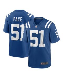 Men’s Indianapolis Colts Kwity Paye Royal Game Jersey