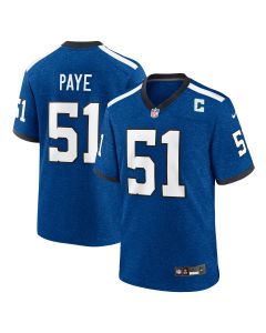 Men’s Indianapolis Colts Kwity Paye Royal Indiana Nights Alternate Game Jersey