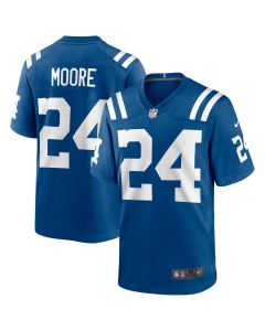 Men’s Indianapolis Colts Lenny Moore Royal Game Retired Player Jersey