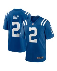 Men’s Indianapolis Colts Matt Gay Royal Game Player Jersey