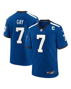 Men’s Indianapolis Colts Matt Gay Royal Indiana Nights Alternate Game Jersey