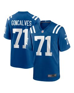Men’s Indianapolis Colts Matt Goncalves Royal Game Jersey