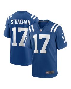 Men’s Indianapolis Colts Mike Strachan Royal Game Jersey