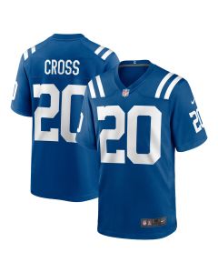 Men’s Indianapolis Colts Nick Cross Royal Player Game Jersey