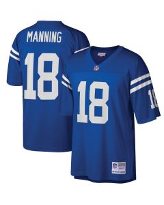 Men’s Indianapolis Colts Peyton Manning Mitchell & Ness Royal Big & Tall 1998 Retired Player Jersey