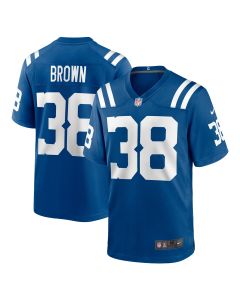 Men’s Indianapolis Colts Pharaoh Brown Royal Game Player Jersey