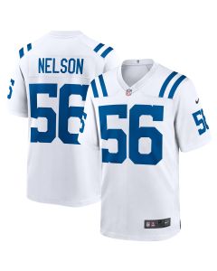 Men’s Indianapolis Colts Quenton Nelson White Game Player Jersey