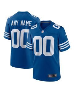 Men’s Indianapolis Colts Royal Alternate Custom Jersey