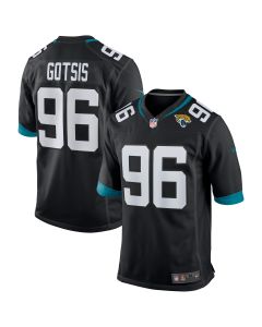 Men’s Jacksonville Jaguars Adam Gotsis Black Game Jersey