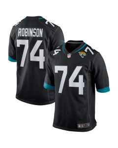 Men’s Jacksonville Jaguars Cam Robinson Black Game Jersey