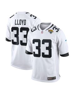 Men’s Jacksonville Jaguars Devin Lloyd White Away Game Player Jersey
