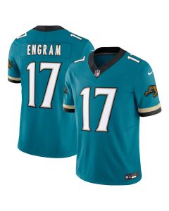 Men’s Jacksonville Jaguars Evan Engram Teal Prowler Throwback Vapor F.U.S.E. Limited Jersey
