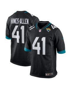 Men’s Jacksonville Jaguars Josh Hines-Allen Black Alternate Player Game Jersey