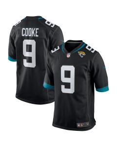 Men’s Jacksonville Jaguars Logan Cooke Black Game Jersey