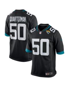 Men’s Jacksonville Jaguars Shaquille Quarterman Black Game Jersey