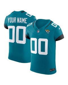 Men’s Jacksonville Jaguars Teal Vapor F.U.S.E. Elite Custom Jersey