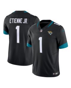 Men’s Jacksonville Jaguars Travis Etienne Black Vapor F.U.S.E. Limited Jersey