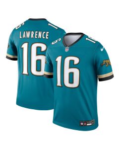 Men’s Jacksonville Jaguars Trevor Lawrence Teal Alternate Legend Player Performance Top