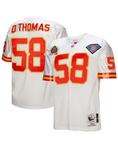 Men’s Kansas City Chiefs 1994 Derrick Thomas Mitchell & Ness White Throwback Retired Player Jersey