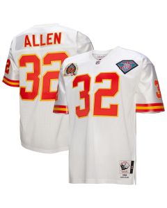 Men’s Kansas City Chiefs 1994 Marcus Allen Mitchell & Ness White Throwback Retired Player Jersey