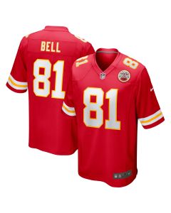 Men’s Kansas City Chiefs Blake Bell Red Game Player Jersey