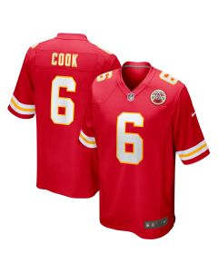Men’s Kansas City Chiefs Bryan Cook Red Game Player Jersey