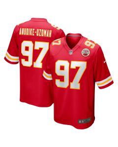 Men’s Kansas City Chiefs Felix Anudike-Uzomah Red Game Jersey
