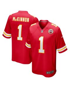 Men’s Kansas City Chiefs Jerick McKinnon Red Game Player Jersey
