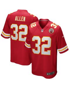 Men’s Kansas City Chiefs Marcus Allen Red Game Retired Player Jersey