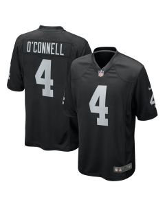 Men’s Las Vegas Raiders Aidan O’Connell Black Game Jersey