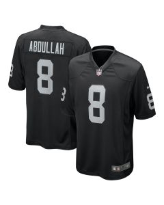 Men’s Las Vegas Raiders Ameer Abdullah Black Team Game Jersey