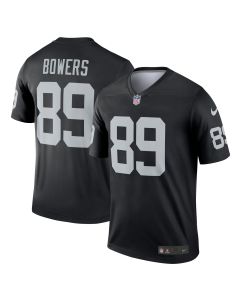 Men’s Las Vegas Raiders Brock Bowers Black Team Legend Jersey
