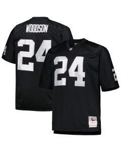 Men’s Las Vegas Raiders Charles Woodson Mitchell & Ness Black Big & Tall 1998 Retired Player Jersey